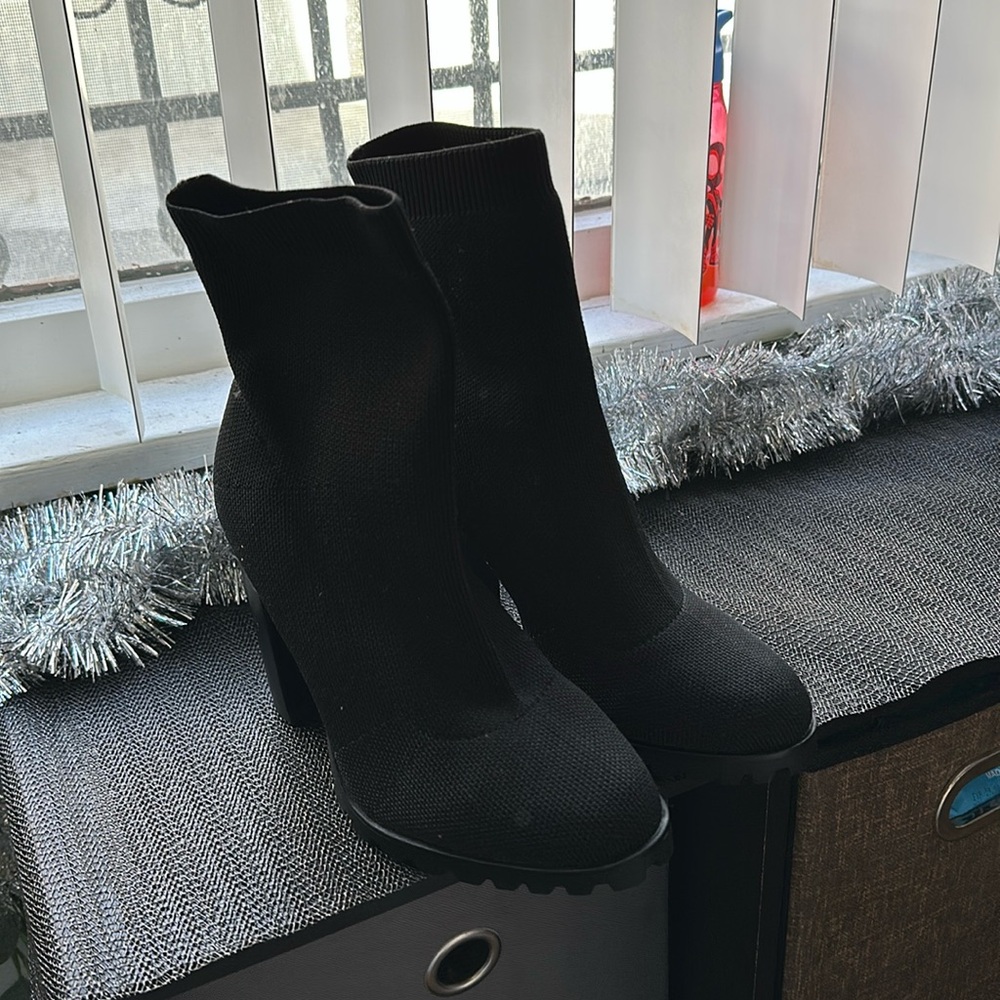 Booties high heels